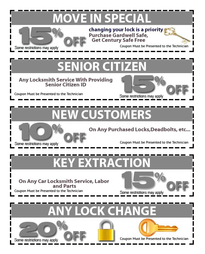 Tampa Express Locksmith Tampa, FL 813-262-9163 - coupons18-set-five